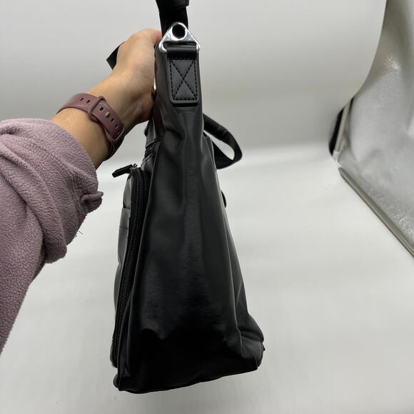 IHKWIP Cargo Catchall Tote with Two Crossbody Straps Metallic Black - Picture 12 of 16